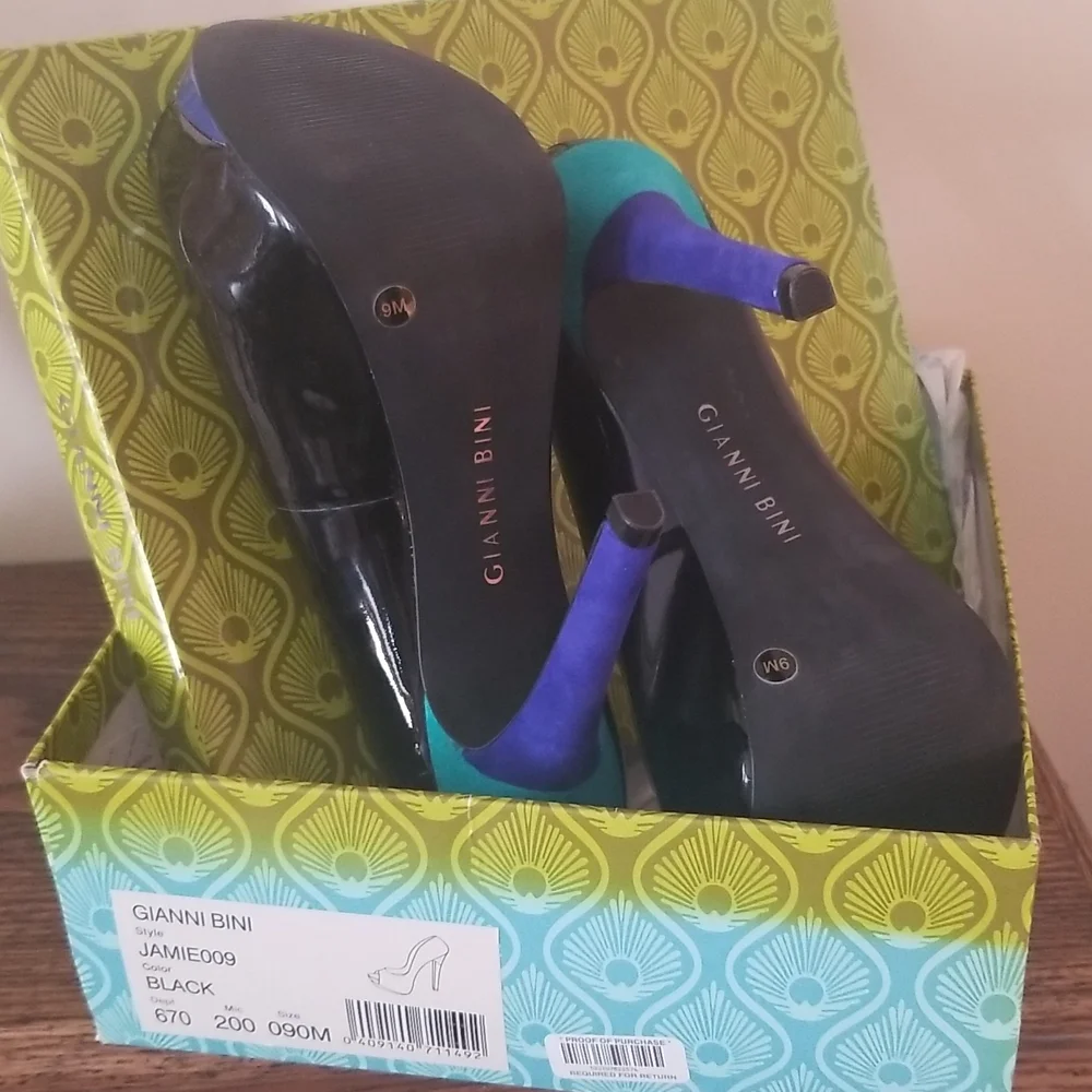 Gianni Bini Jamie009 Colorblock Platform Stiletto - Picture 5 of 9